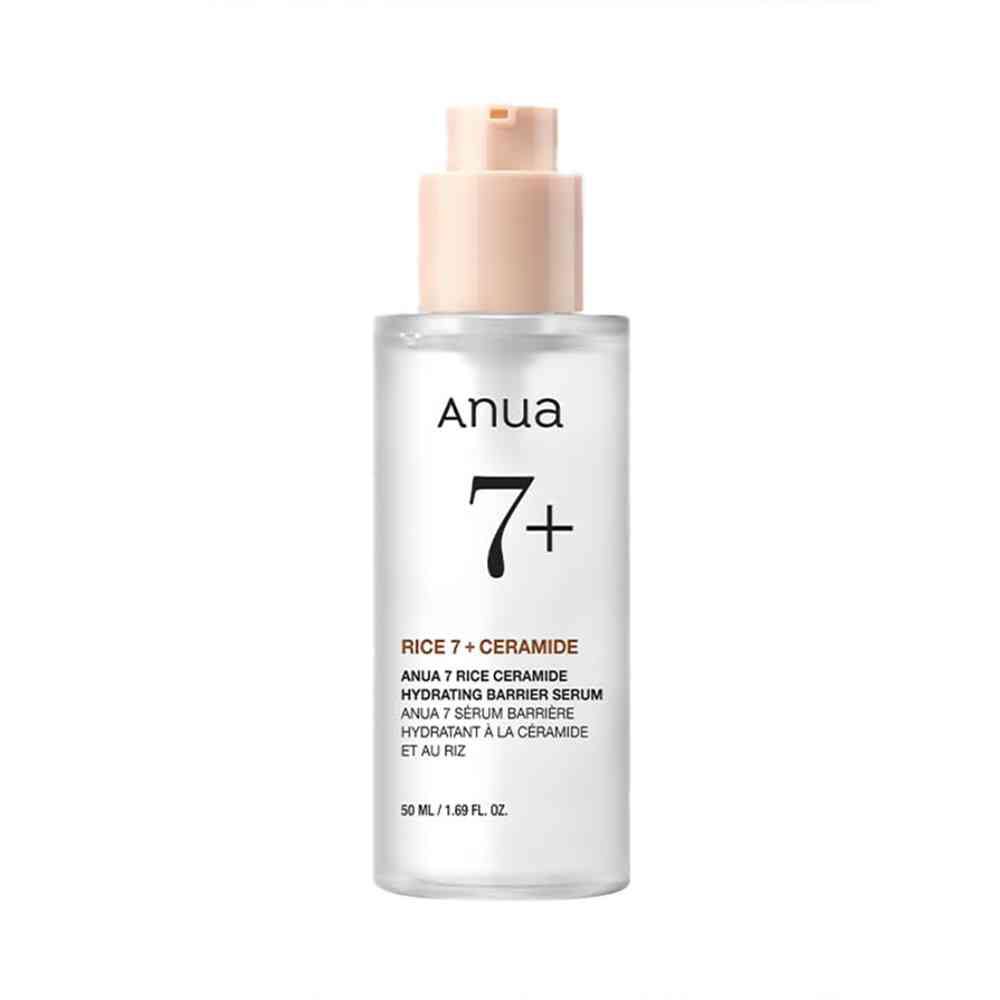 سرم آبرسان و تقویت کننده سد دفاعی برنج و سرامید آنوا (7 rice ceramide hydrating barrier serum anua)